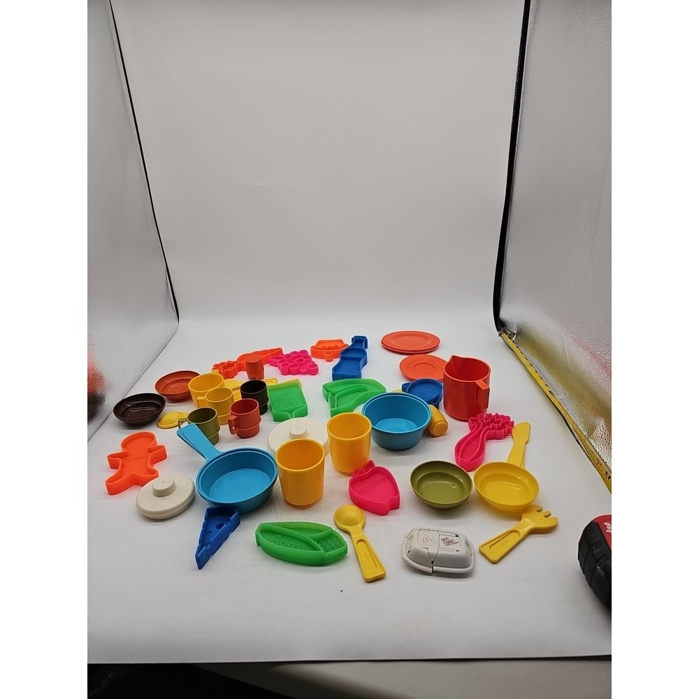 Vintage 1972 Mattel Tuff Stuff Play Food Corn Celery McDonald's Cheese 40 Pieces